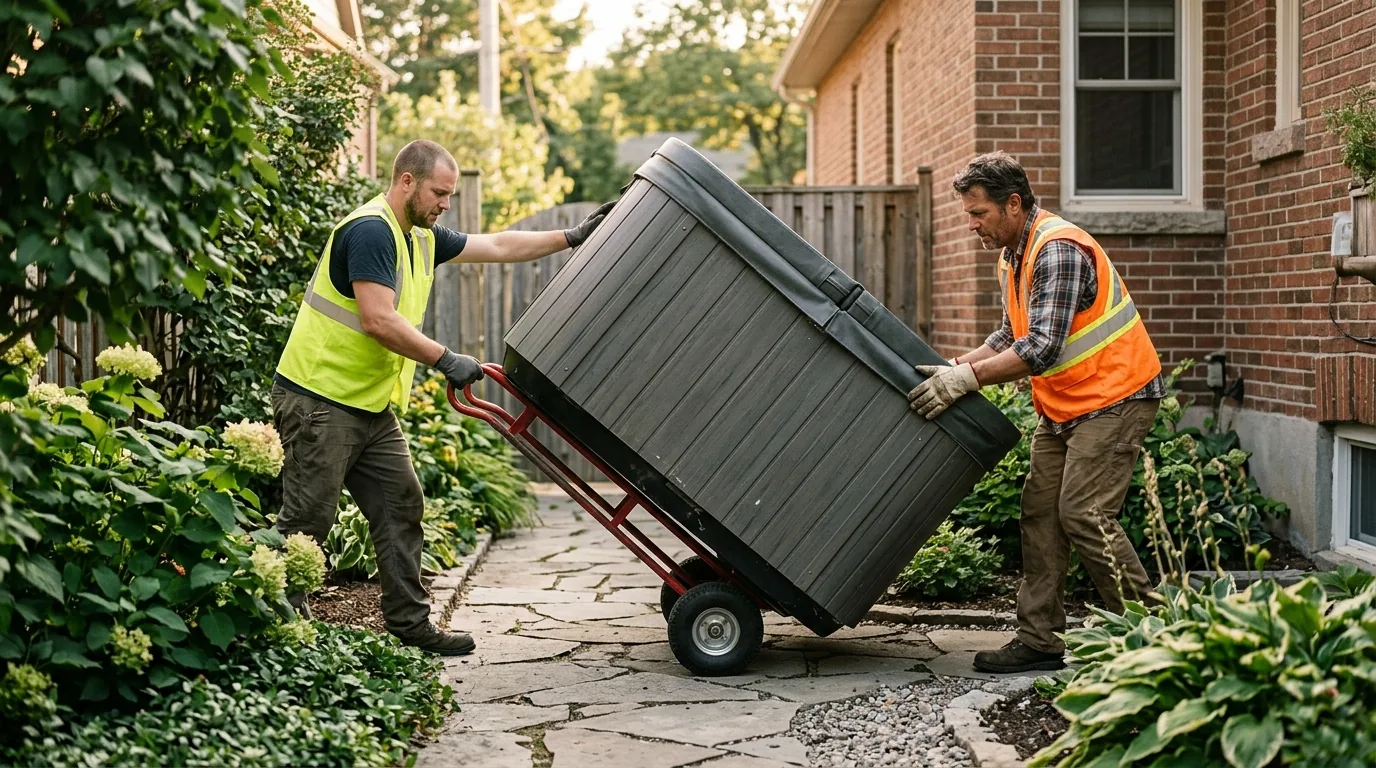 Hot Tub Movers — professional movers at work in the Pacific Northwest