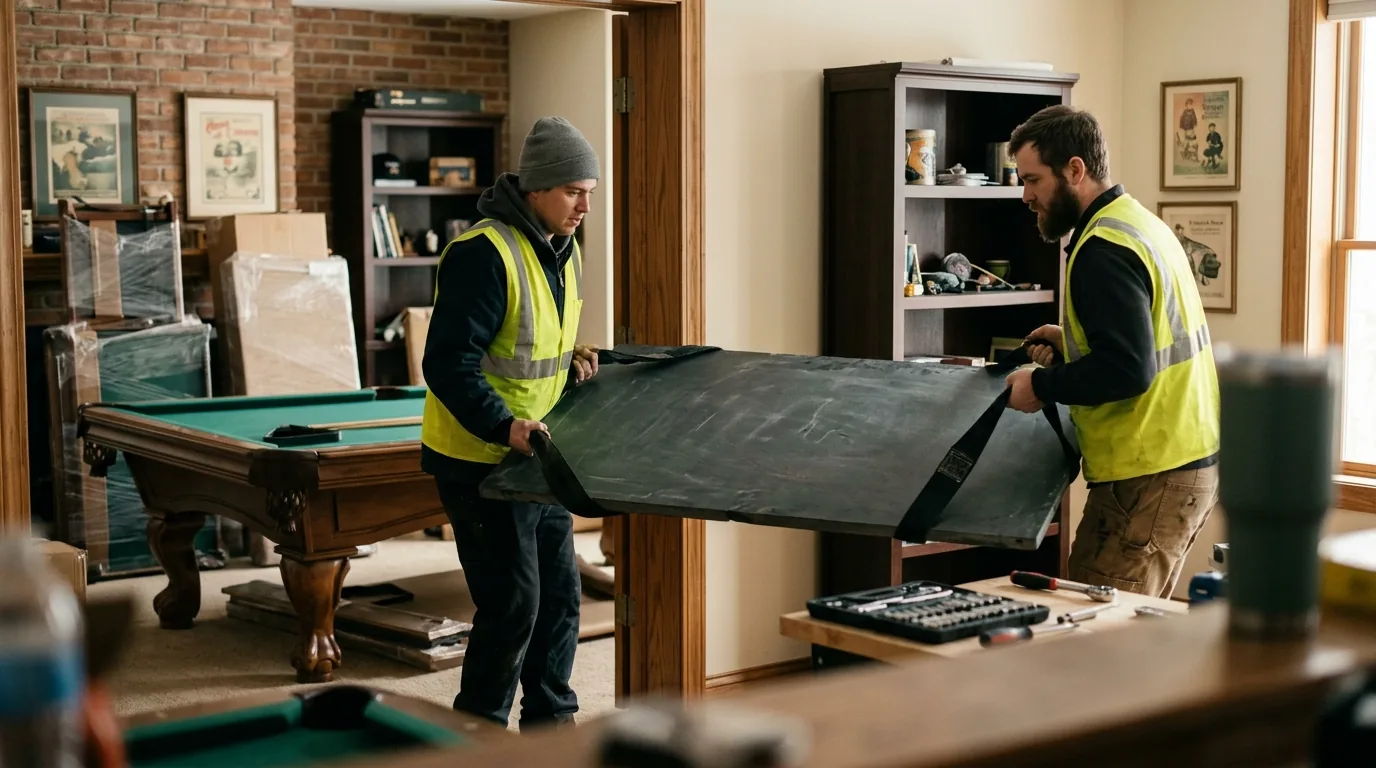 Pool Table Movers — professional movers at work in the Pacific Northwest