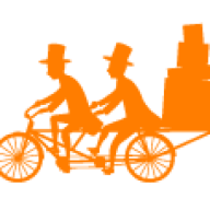 Two Men And A Moving Van LLC - moving services with Care. logo